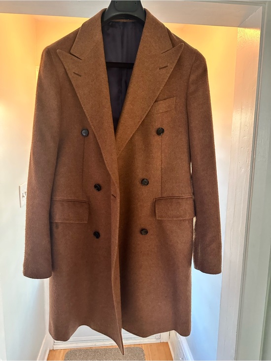 Suitsupply Other - Suitsupply Cashmere Double-Breasted Top Coat